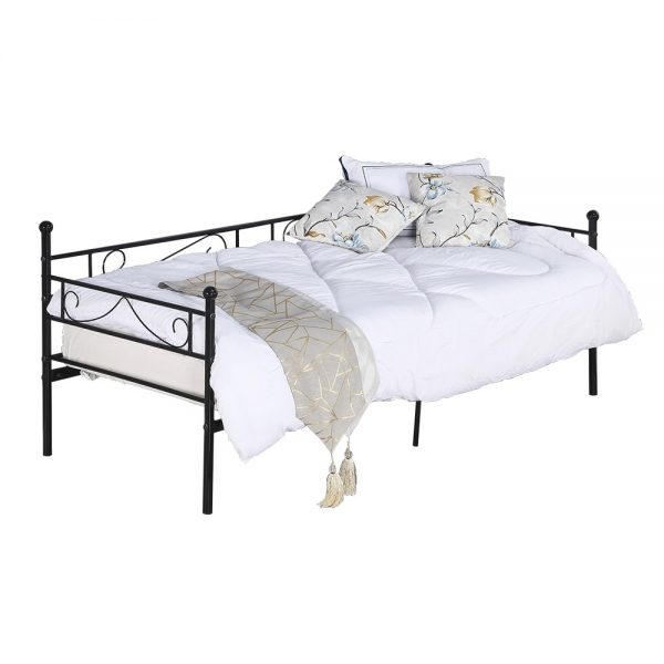 Kvalitné a moderné pohovky  | Kovová  posteľ s kovovým roštom