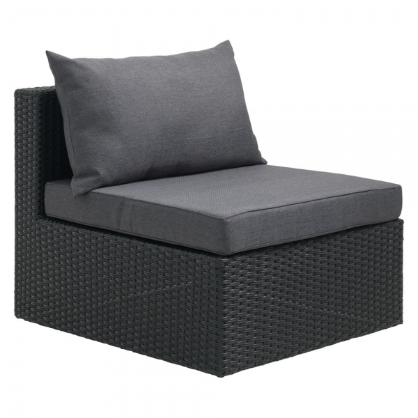Kvalitné záhradné sedenie  | Materiál 1-sed: umelý ratan/látka/pena/oceľ